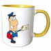 image of 11oz Two-Tone Yellow Mug