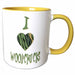 image of 11oz Two-Tone Yellow Mug