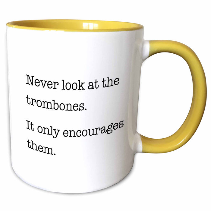 image of 15oz Two-Tone Yellow Mug