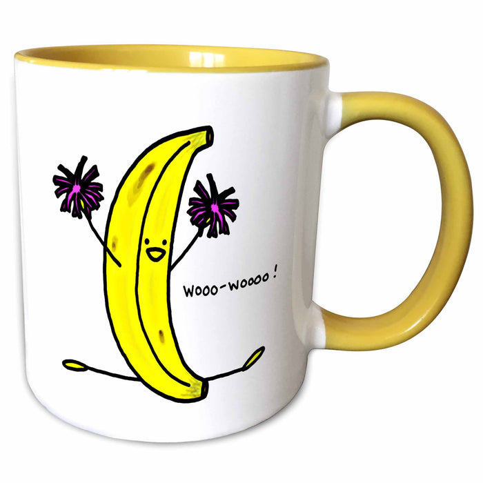 image of 15oz Two-Tone Yellow Mug