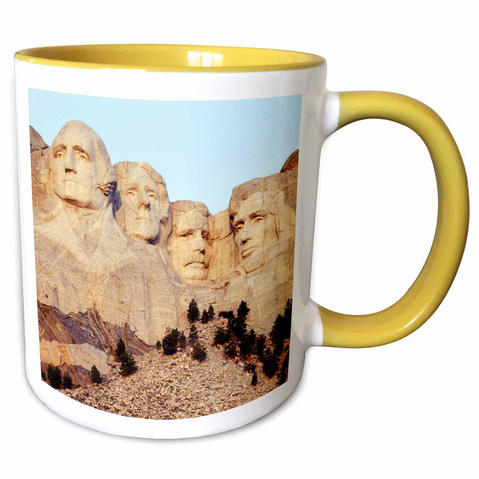 image of 11oz Two-Tone Yellow Mug