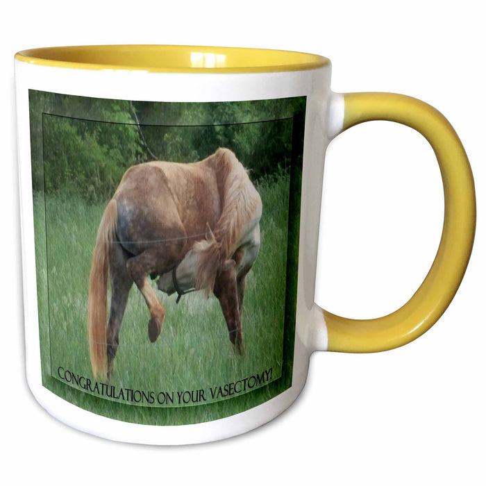 image of 11oz Two-Tone Yellow Mug