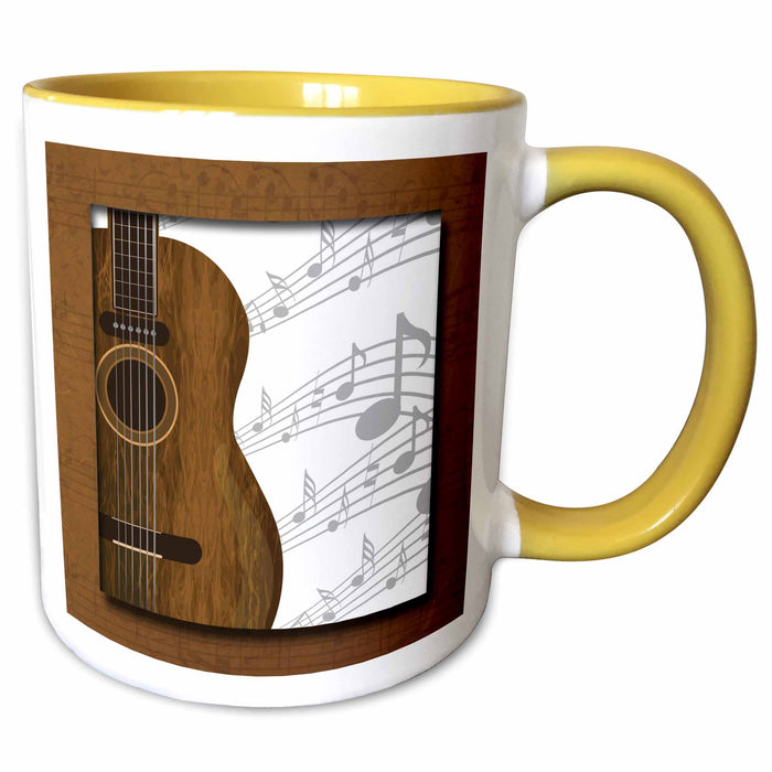 image of 15oz Two-Tone Yellow Mug