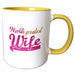 image of 11oz Two-Tone Yellow Mug