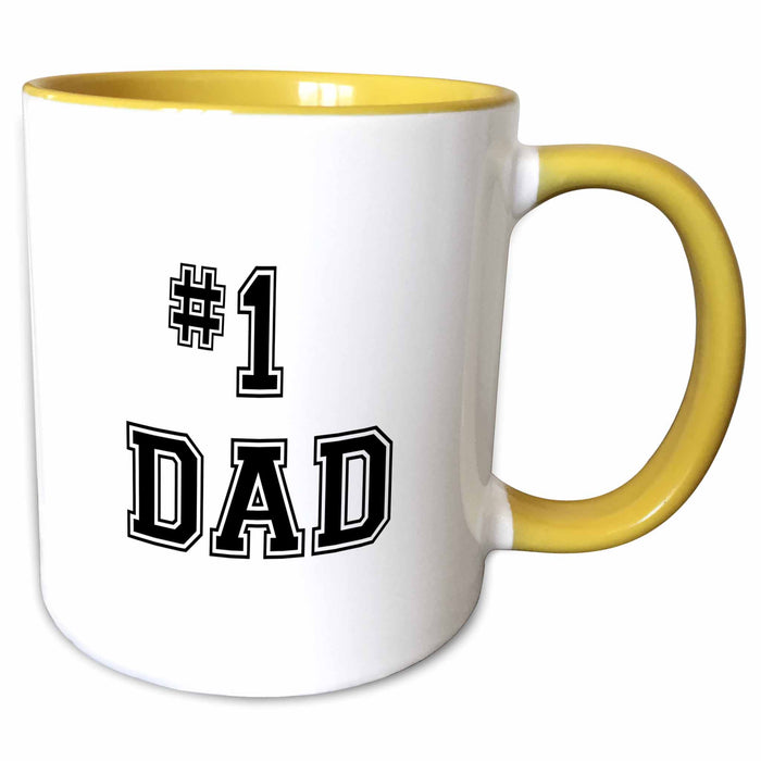 image of 11oz Two-Tone Yellow Mug