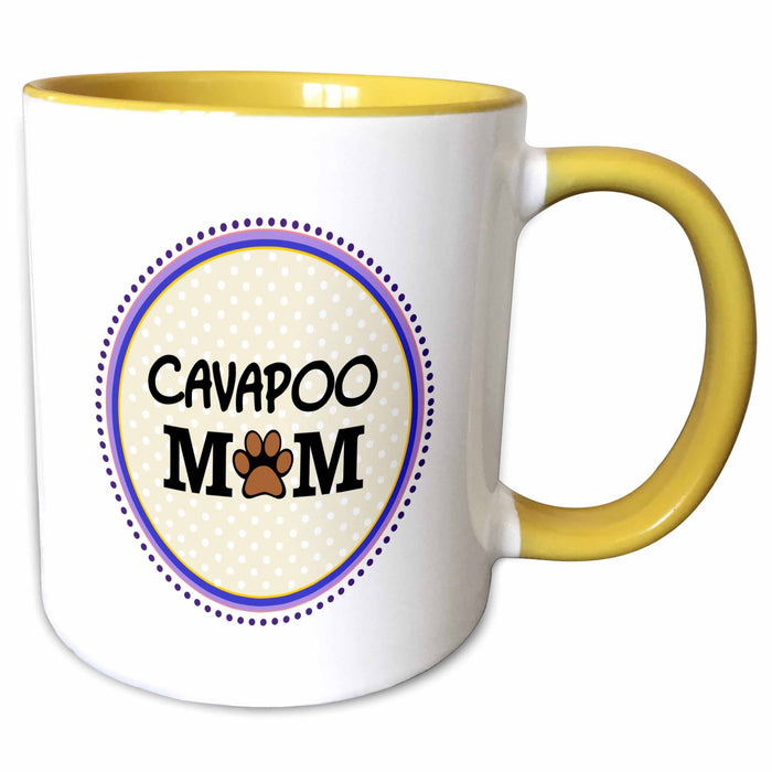 image of 11oz Two-Tone Yellow Mug