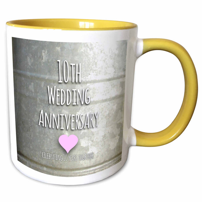 image of 15oz Two-Tone Yellow Mug