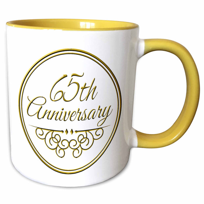 image of 11oz Two-Tone Yellow Mug