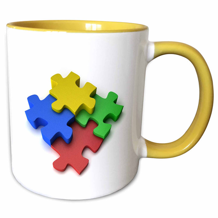 image of 15oz Two-Tone Yellow Mug