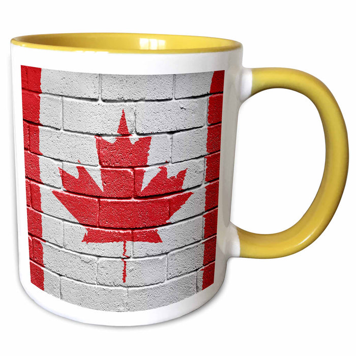 image of 11oz Two-Tone Yellow Mug