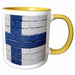 image of 11oz Two-Tone Yellow Mug