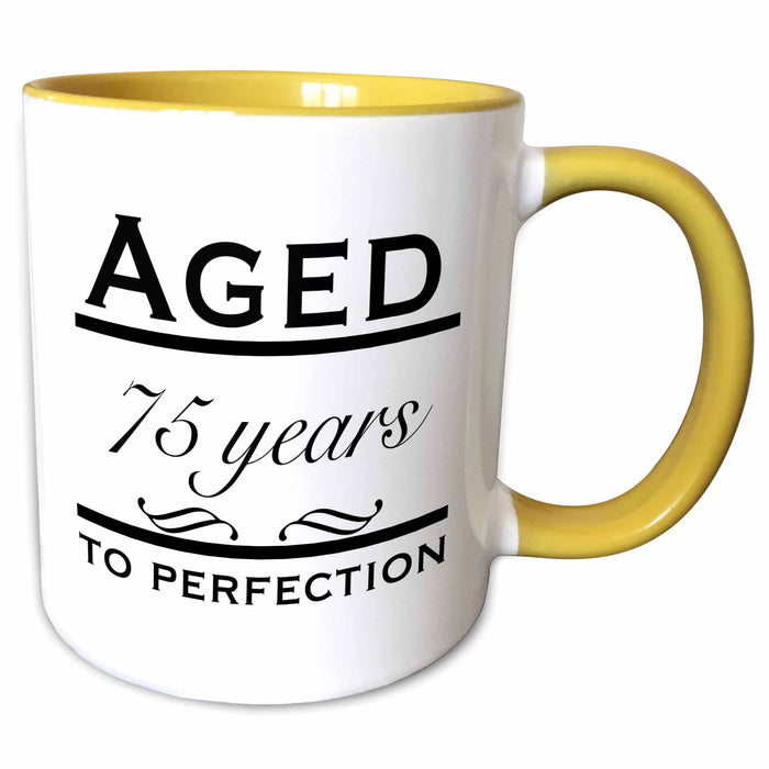 image of 11oz Two-Tone Yellow Mug