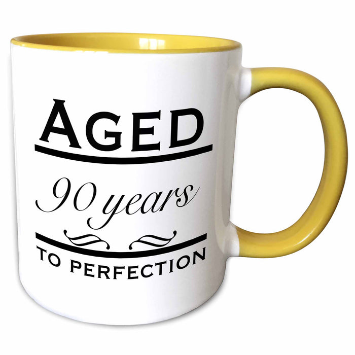 image of 11oz Two-Tone Yellow Mug