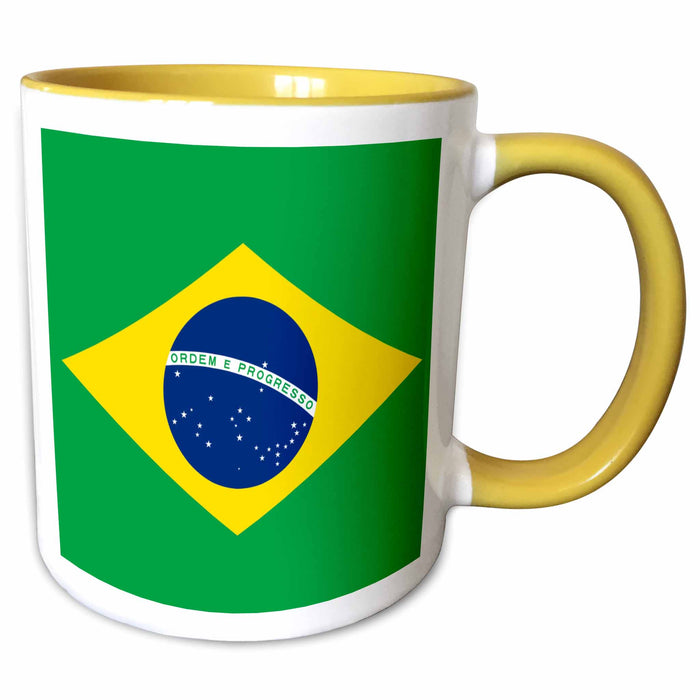 image of 11oz Two-Tone Yellow Mug