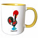 image of 11oz Two-Tone Yellow Mug