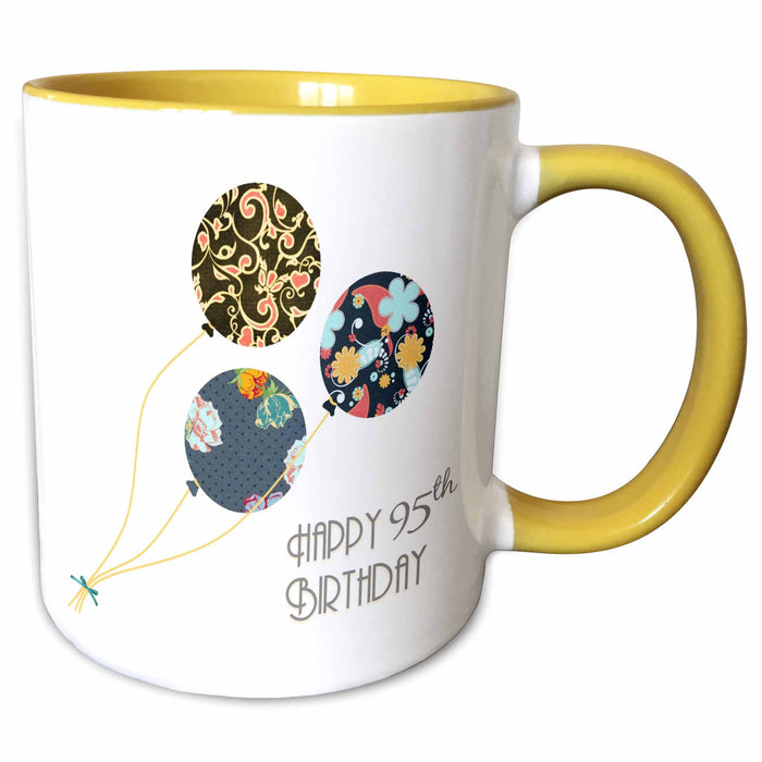 image of 15oz Two-Tone Yellow Mug