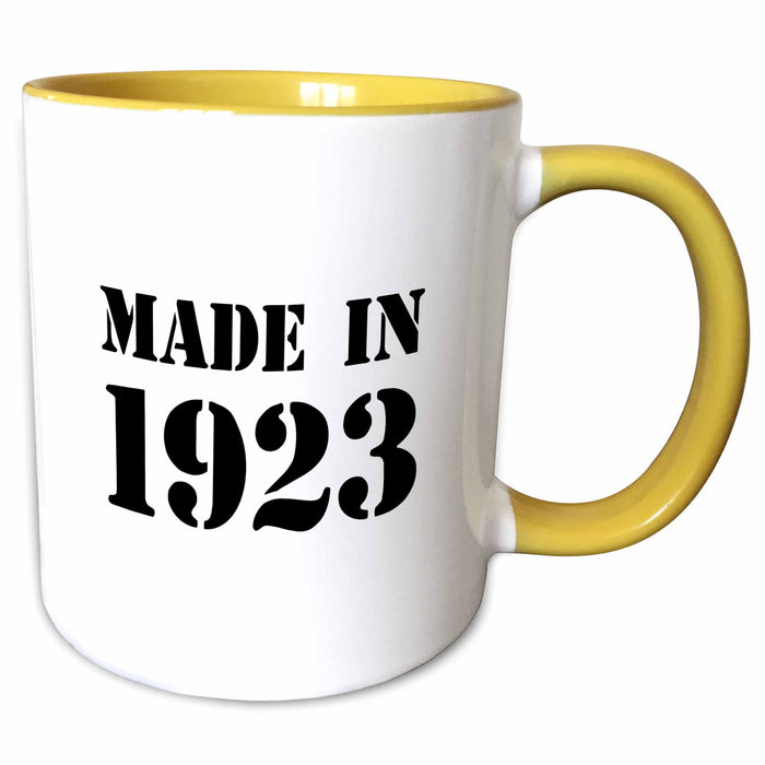 image of 15oz Two-Tone Yellow Mug