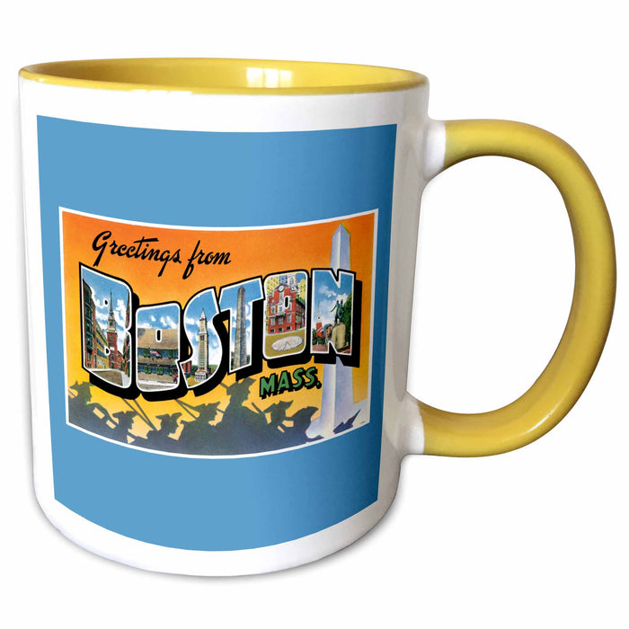 image of 15oz Two-Tone Yellow Mug