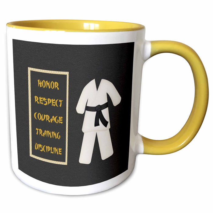 image of 15oz Two-Tone Yellow Mug