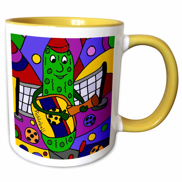 image of 15oz Two-Tone Yellow Mug