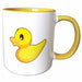 image of 11oz Two-Tone Yellow Mug