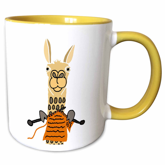 image of 15oz Two-Tone Yellow Mug