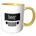 image of 11oz Two-Tone Yellow Mug