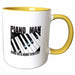 image of 15oz Two-Tone Yellow Mug