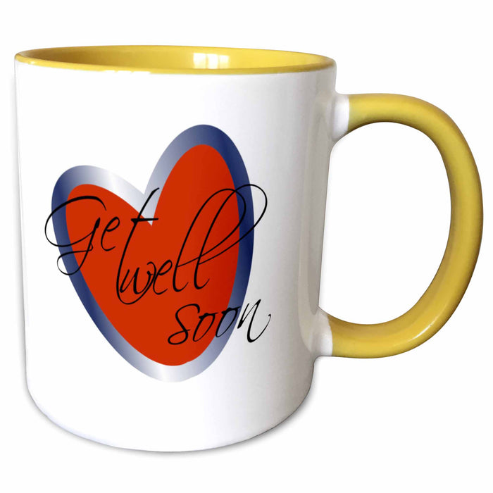 image of 11oz Two-Tone Yellow Mug