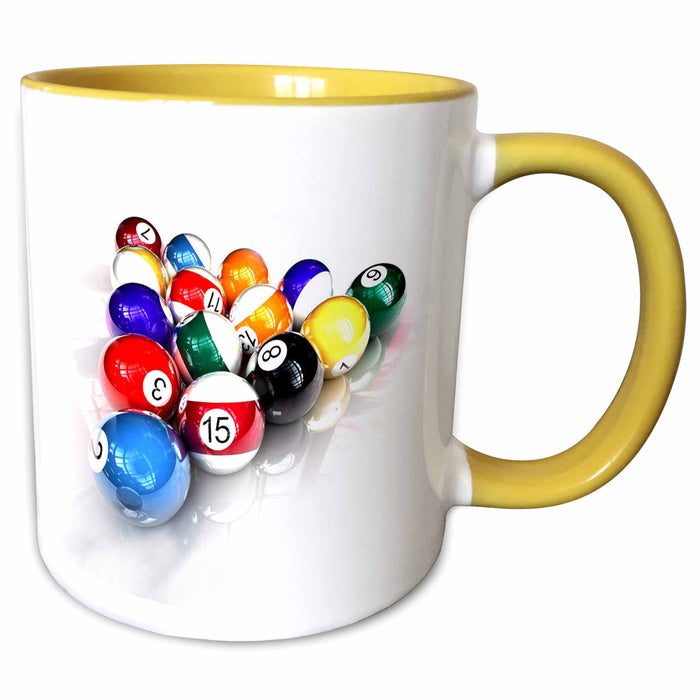 image of 11oz Two-Tone Yellow Mug