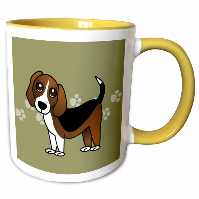 image of 11oz Two-Tone Yellow Mug