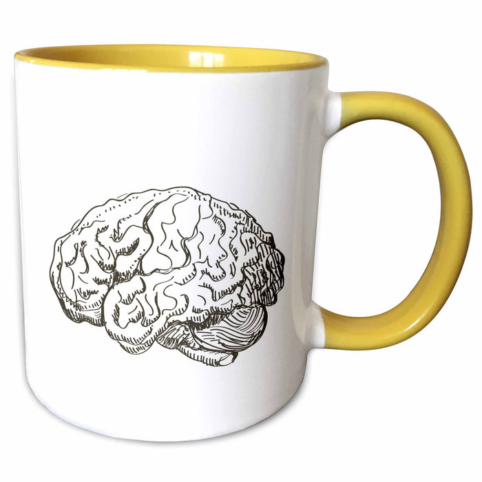 image of 15oz Two-Tone Yellow Mug