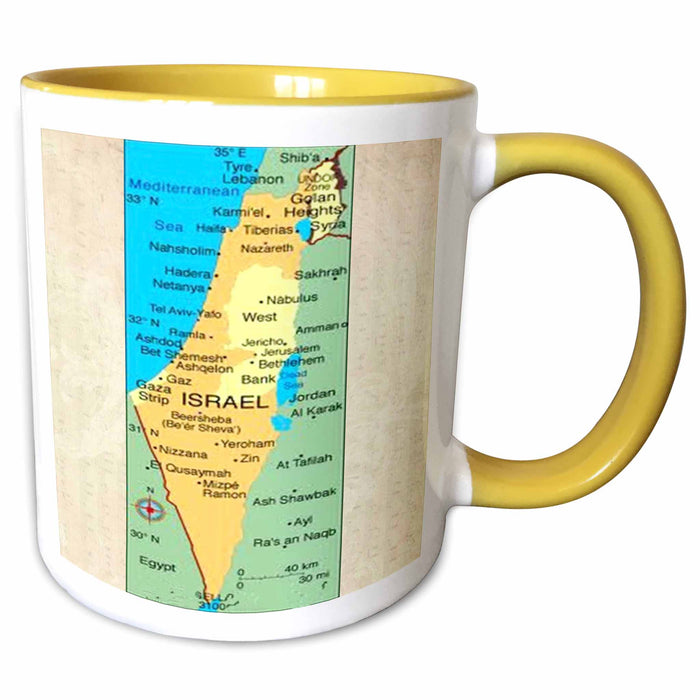 image of 11oz Two-Tone Yellow Mug