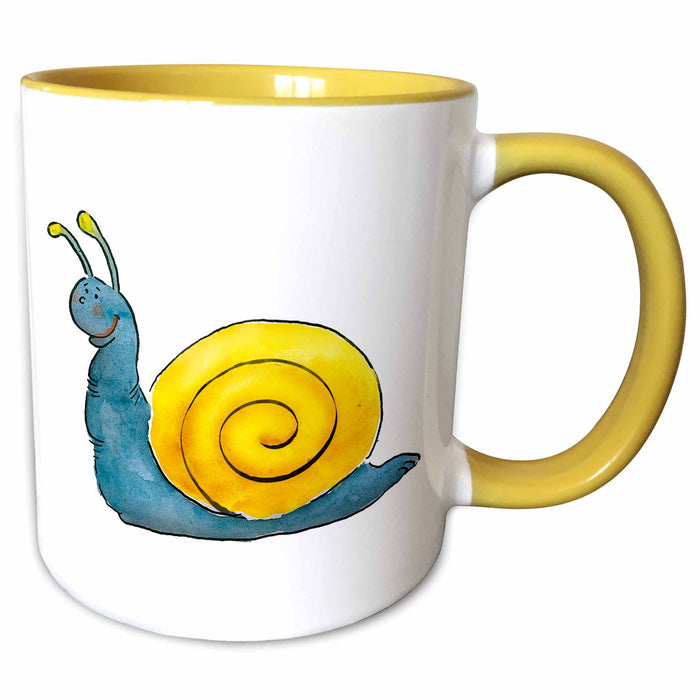 image of 11oz Two-Tone Yellow Mug