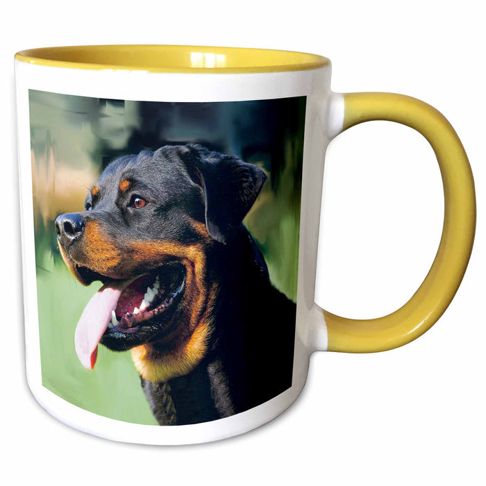 image of 15oz Two-Tone Yellow Mug