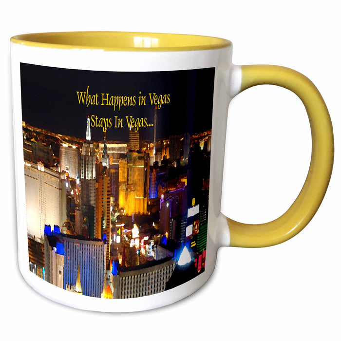 image of 11oz Two-Tone Yellow Mug