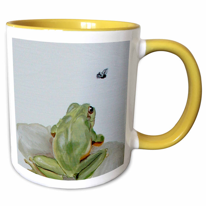 image of 15oz Two-Tone Yellow Mug