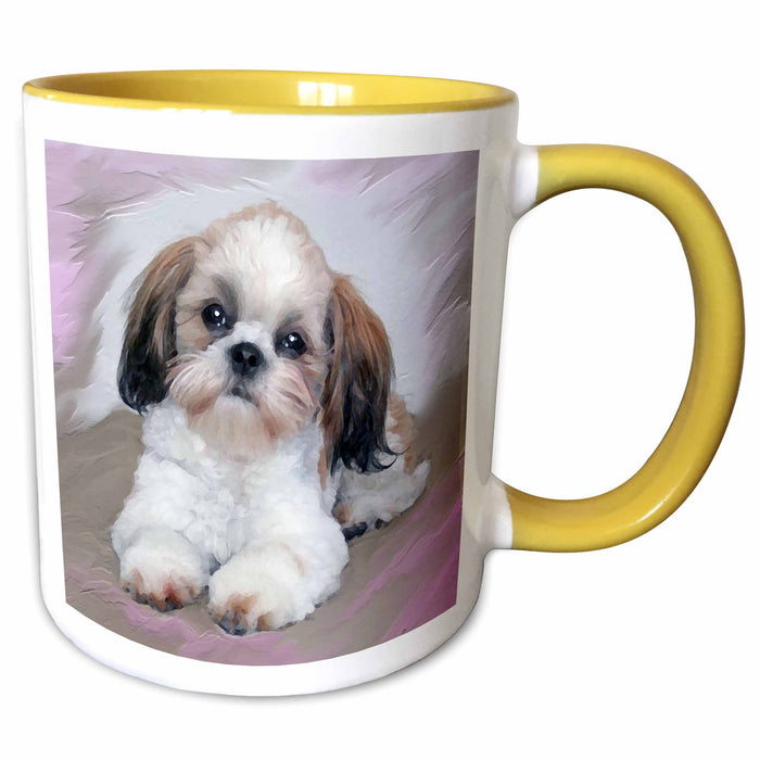 image of 15oz Two-Tone Yellow Mug