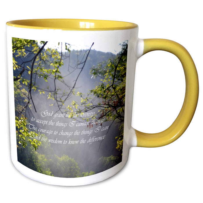 image of 11oz Two-Tone Yellow Mug