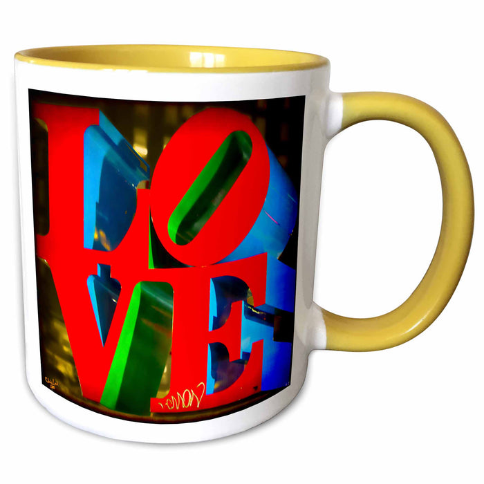 image of 11oz Two-Tone Yellow Mug