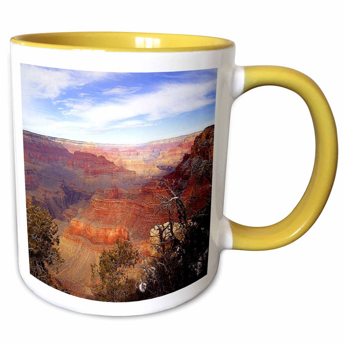 image of 11oz Two-Tone Yellow Mug