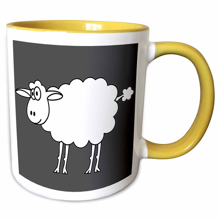 image of 15oz Two-Tone Yellow Mug