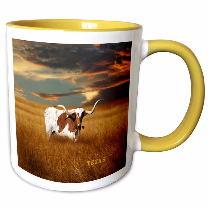 image of 15oz Two-Tone Yellow Mug