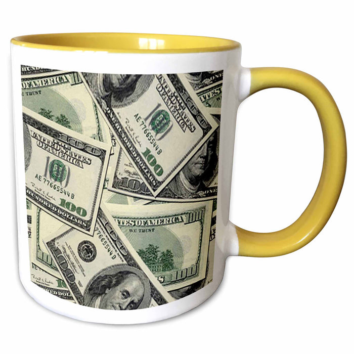 image of 11oz Two-Tone Yellow Mug