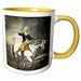 image of 11oz Two-Tone Yellow Mug