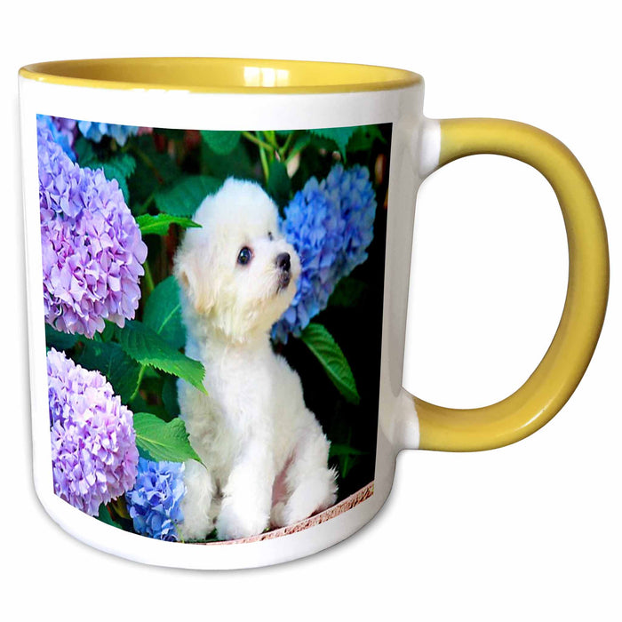 image of 11oz Two-Tone Yellow Mug