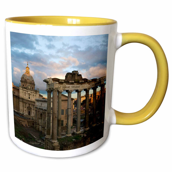 image of 15oz Two-Tone Yellow Mug