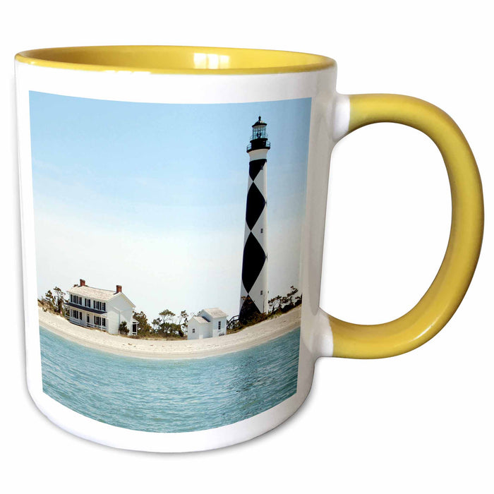 image of 11oz Two-Tone Yellow Mug