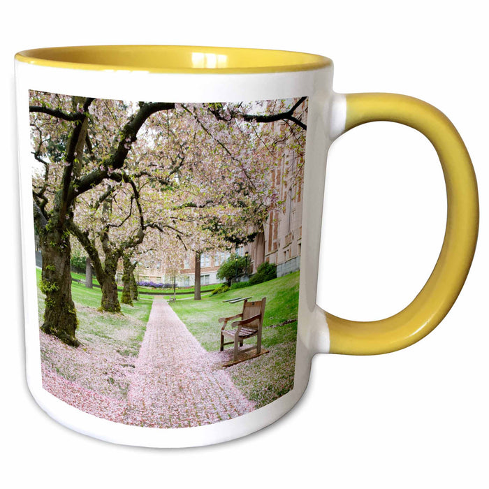 image of 11oz Two-Tone Yellow Mug