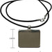 image of Necklace With Rectangle Pendant1